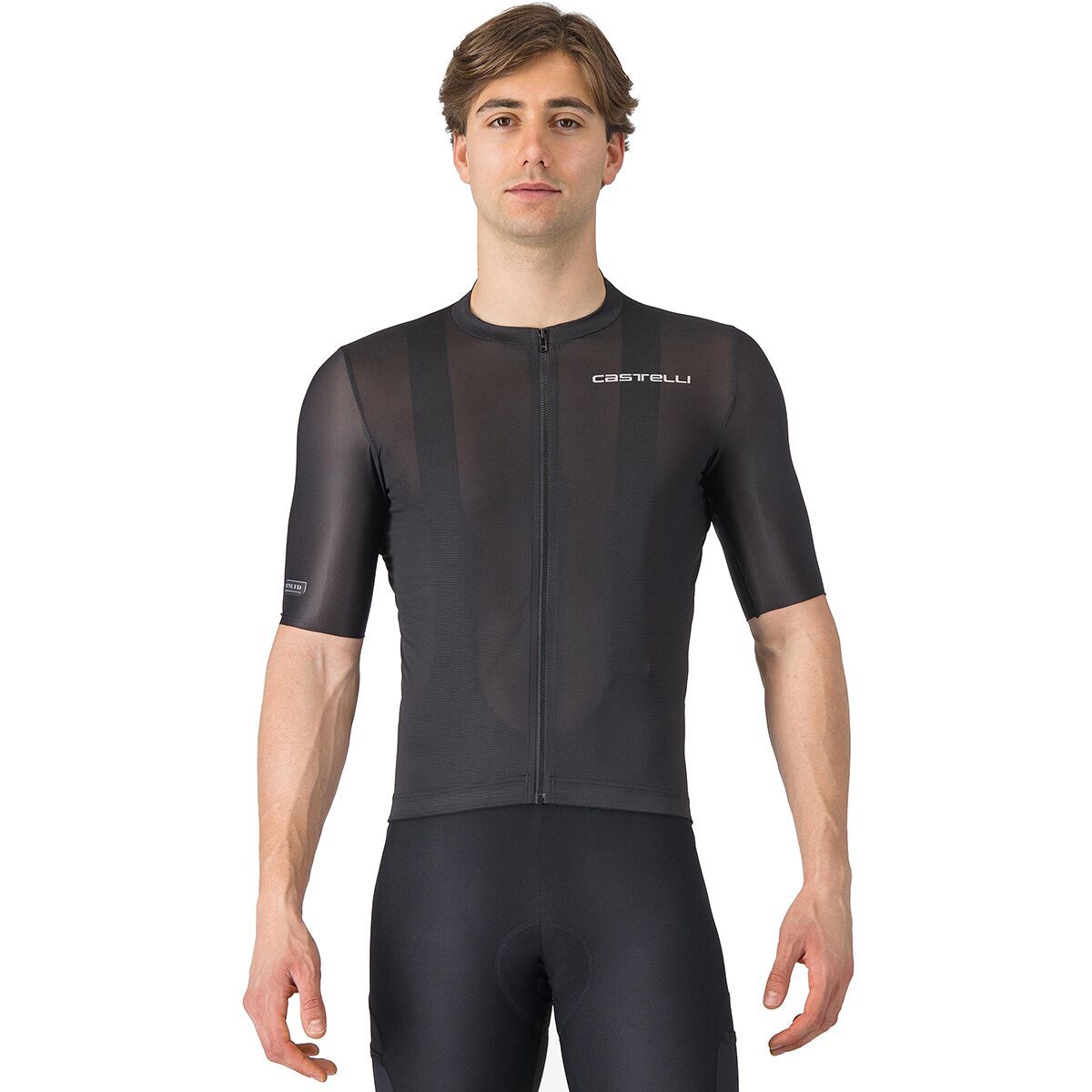 Castelli Castelli Unlimited Entrata 3 Short-Sleeve Jersey - Men's Light Black, XL