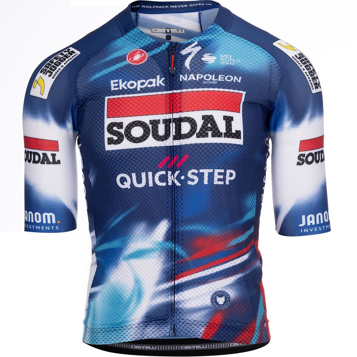 Castelli Soudal/Quick-Step Climber's A/C Jersey - Men's Blue/Red, M