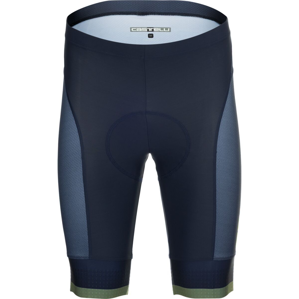 Castelli Castelli Competizione 2 Limited Edition Short - Men's Belgium Blue/Forest Gray/Bright Lime, M
