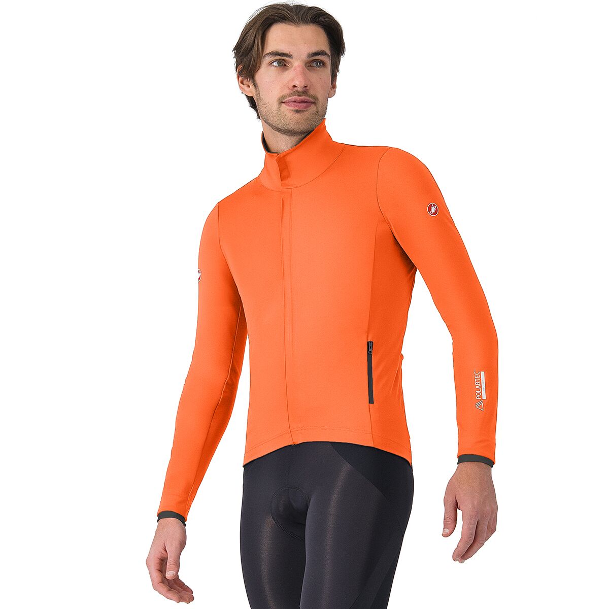 Castelli Castelli Alpha 150 Jacket - Men's Brilliant Orange/Dark Gray, XXL