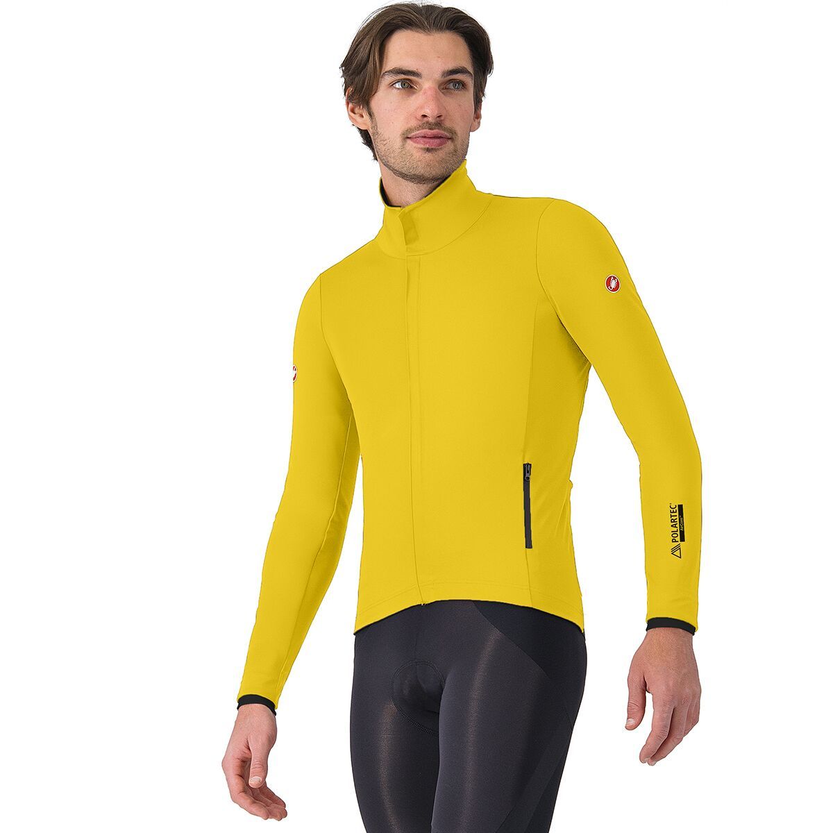 Castelli Castelli Alpha 150 Jacket - Men's Mango Mojito/Black, M
