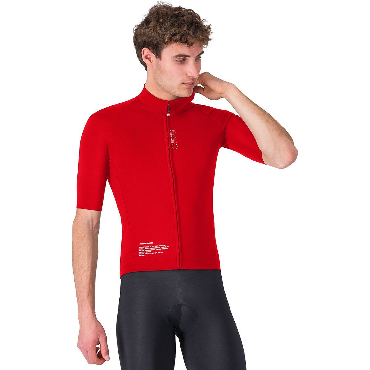 Castelli Castelli Do.Di.Ci. Short Sleeve Jacket - Men's Rich Red, L