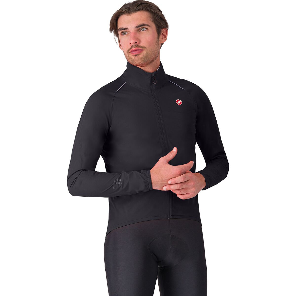 Castelli Emergency 3 Rain Jacket - Men's Light Black, XXL