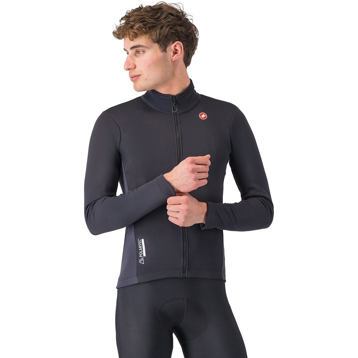 Castelli Castelli Entrata 2 Jacket - Men's Light Black/Dark Gray, S