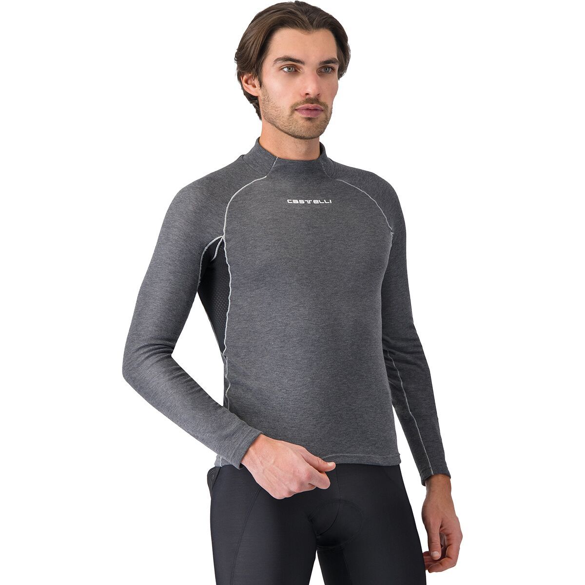 Castelli Castelli Flanders 2 Long-Sleeve Top - Men's Gray, M