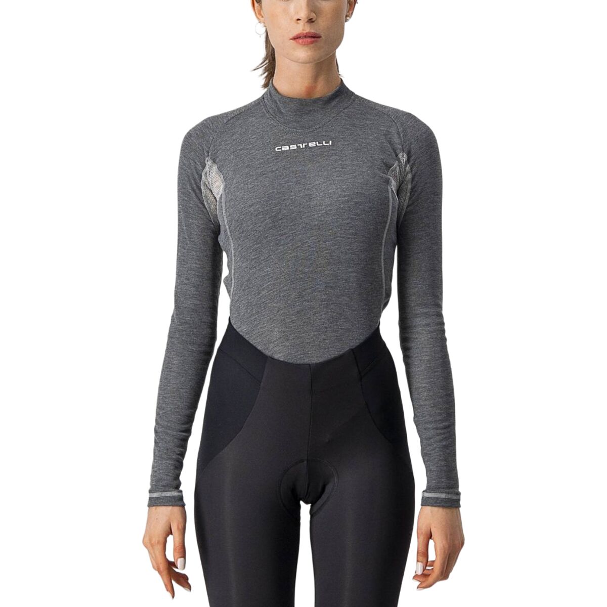 Castelli Castelli Flanders 2 Warm Long-Sleeve Top - Women's Gray, XS