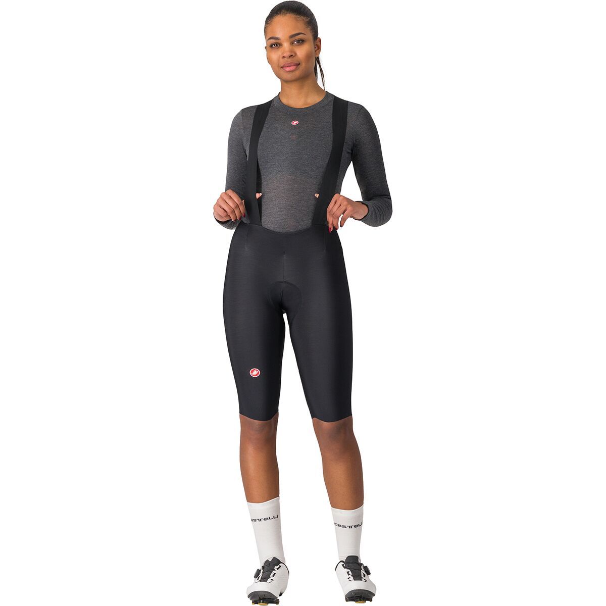 Castelli Castelli Omloop Thermal Bibshort - Women's Black, S