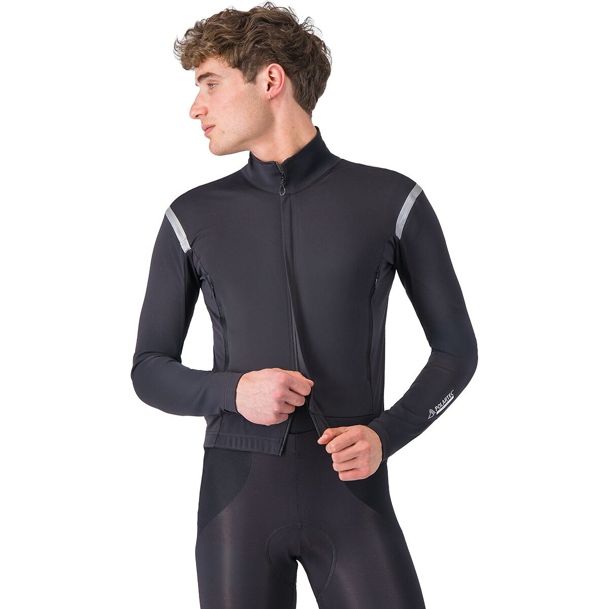 Castelli Castelli Perfetto RoS 3 Jacket - Men's Light Black/Silver Reflex, M