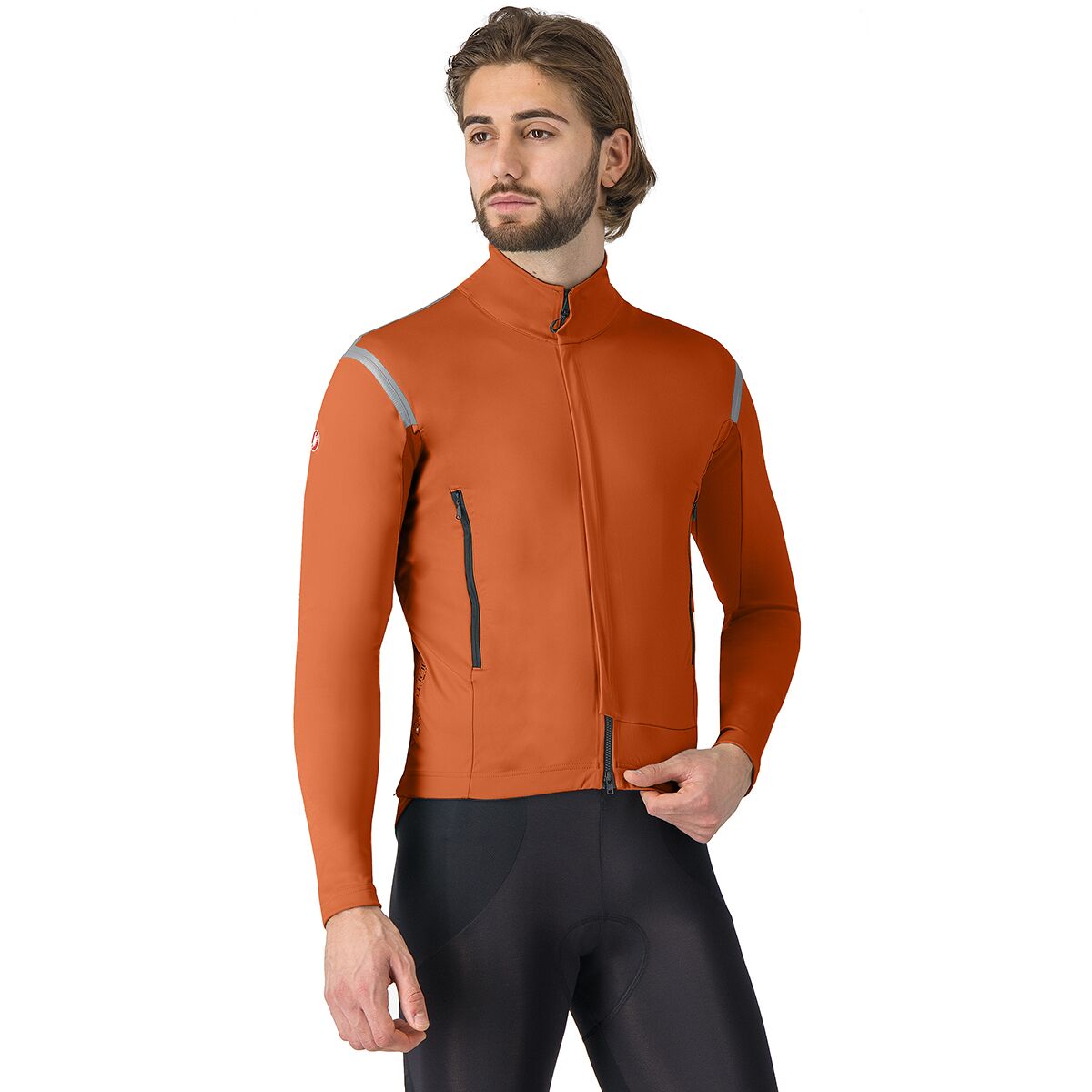 Castelli Castelli Perfetto RoS 3 Jacket - Men's Mocha/Black Reflex, L