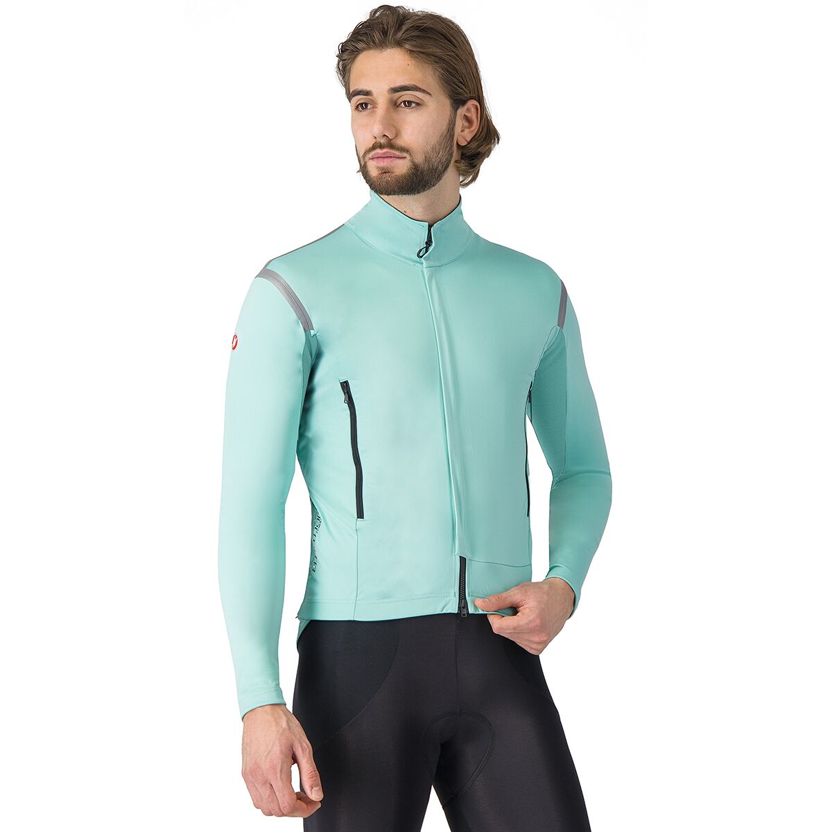 Castelli Castelli Perfetto RoS 3 Jacket - Men's Pool Blue/Black Reflex, XL