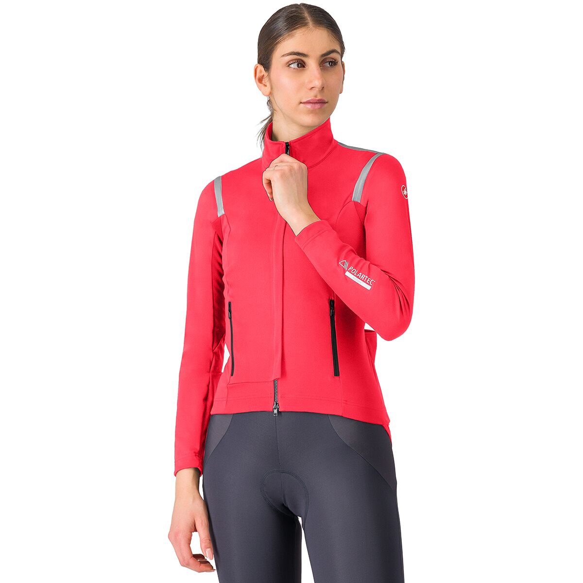 Castelli Castelli Perfetto RoS 3 Jacket - Women's Hibiscus/Black Reflex, XS