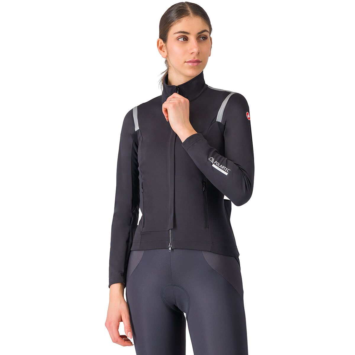 Castelli Castelli Perfetto RoS 3 Jacket - Women's Light Black/Silver Reflex, XS