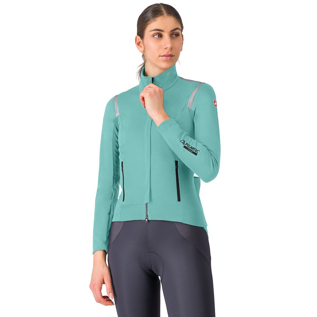 Castelli Castelli Perfetto RoS 3 Jacket - Women's Pool Blue/Black Reflex, L