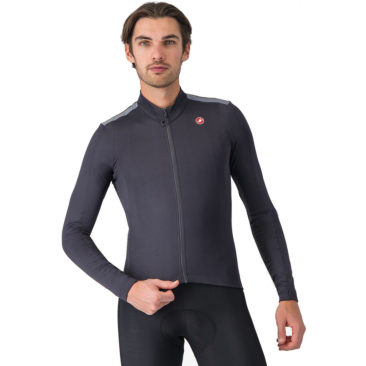 Castelli Castelli Puro 4 Jersey - Men's Dark Gray, S