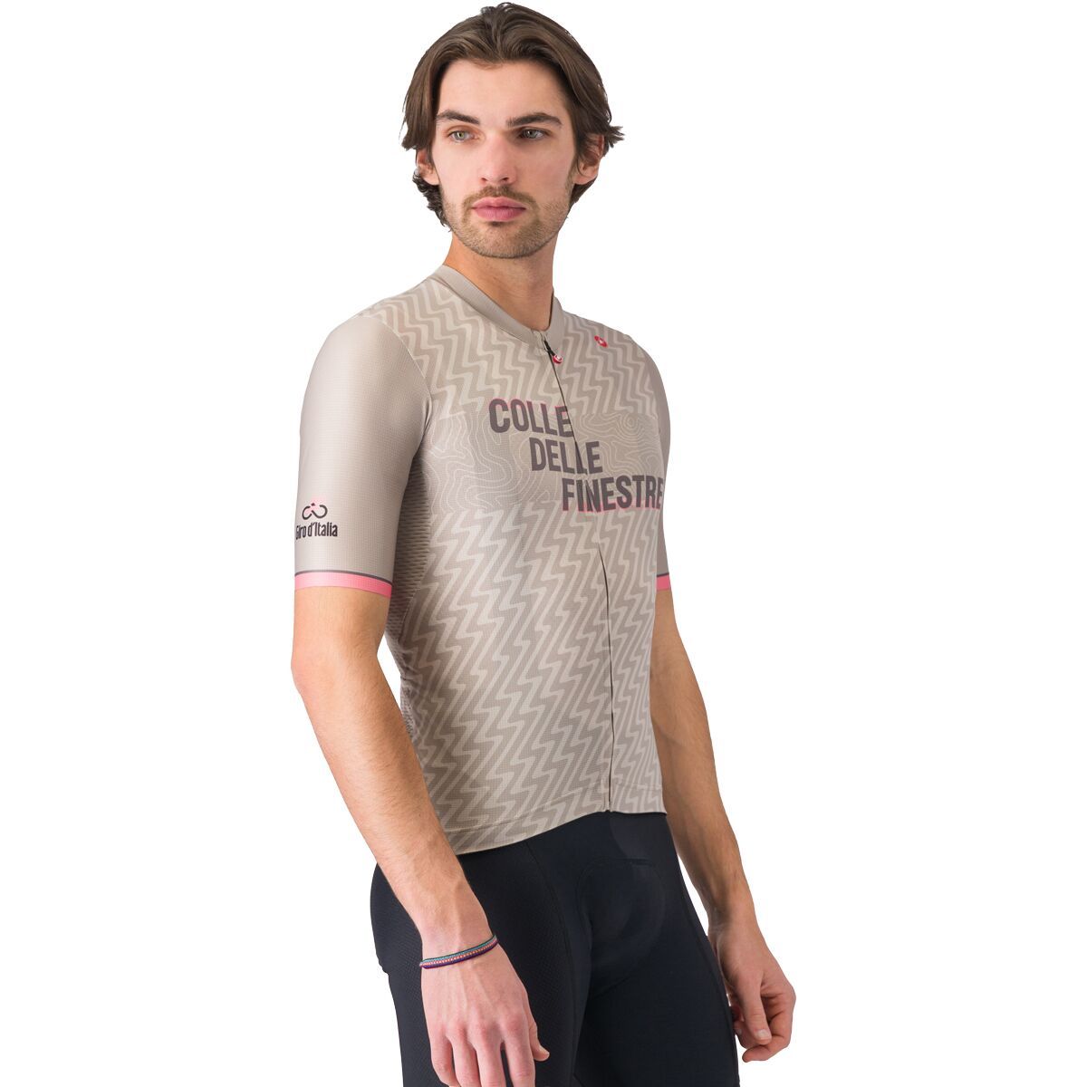 Castelli #GIRO Colle Delle Finestre Jersey - Men's Beige Tortora, XL