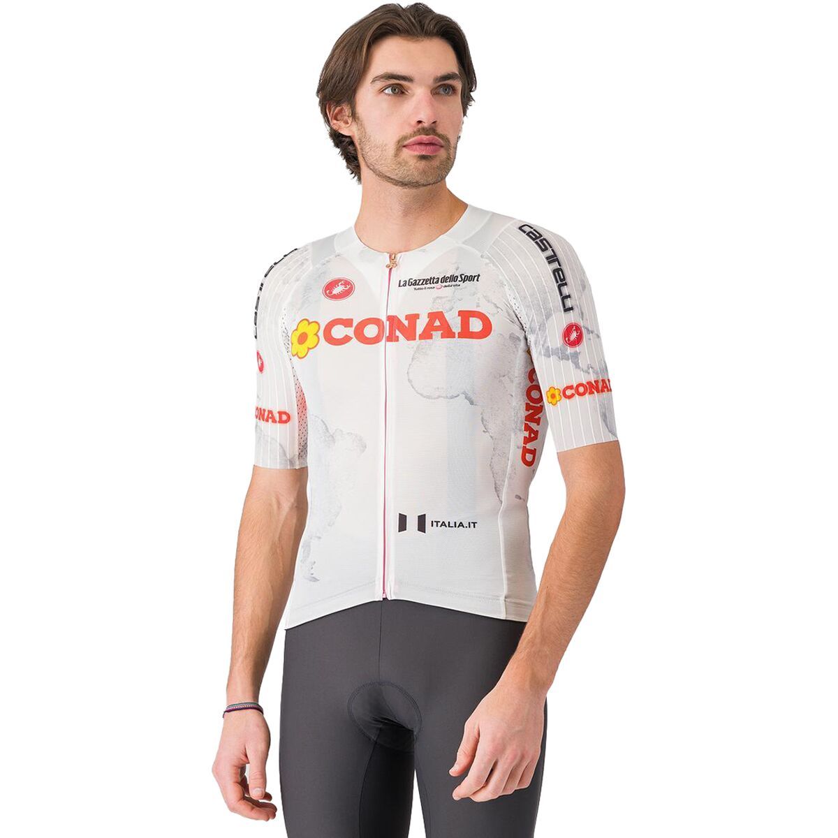 Castelli #GIRO108 Race 8S Jersey - Men's Bianco, L