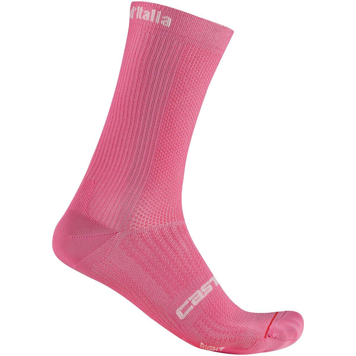 Castelli GIRO D'Italia Sock 18 Rosa, XXL - Men's