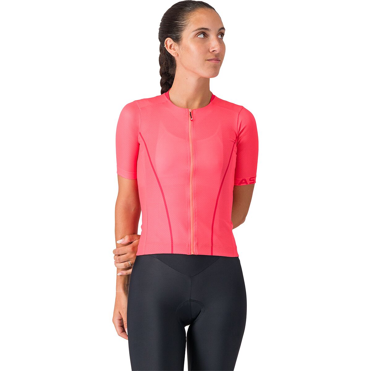 Castelli Castelli Anima Flow Jersey - Women's Brilliant Pink/Hibiscus, XL
