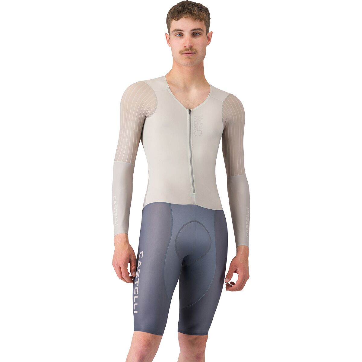 Castelli Castelli Body Paint V TT Speedsuit - Men's Silver Moon/Clay/Smoky Gray, XXL
