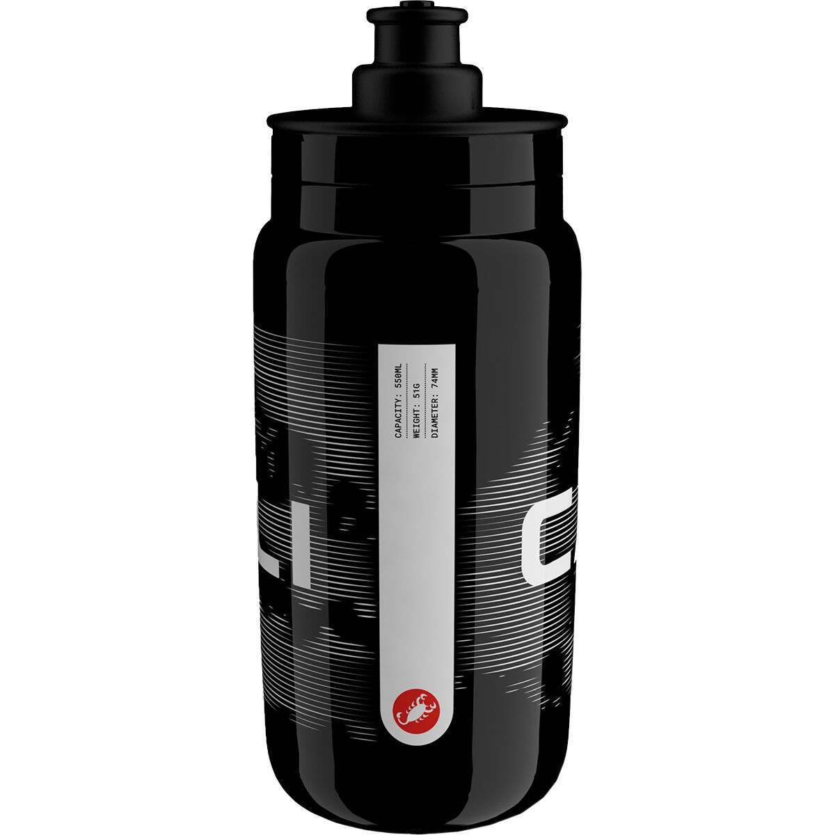 Castelli Castelli Cloud Water Bottle Black, One Size