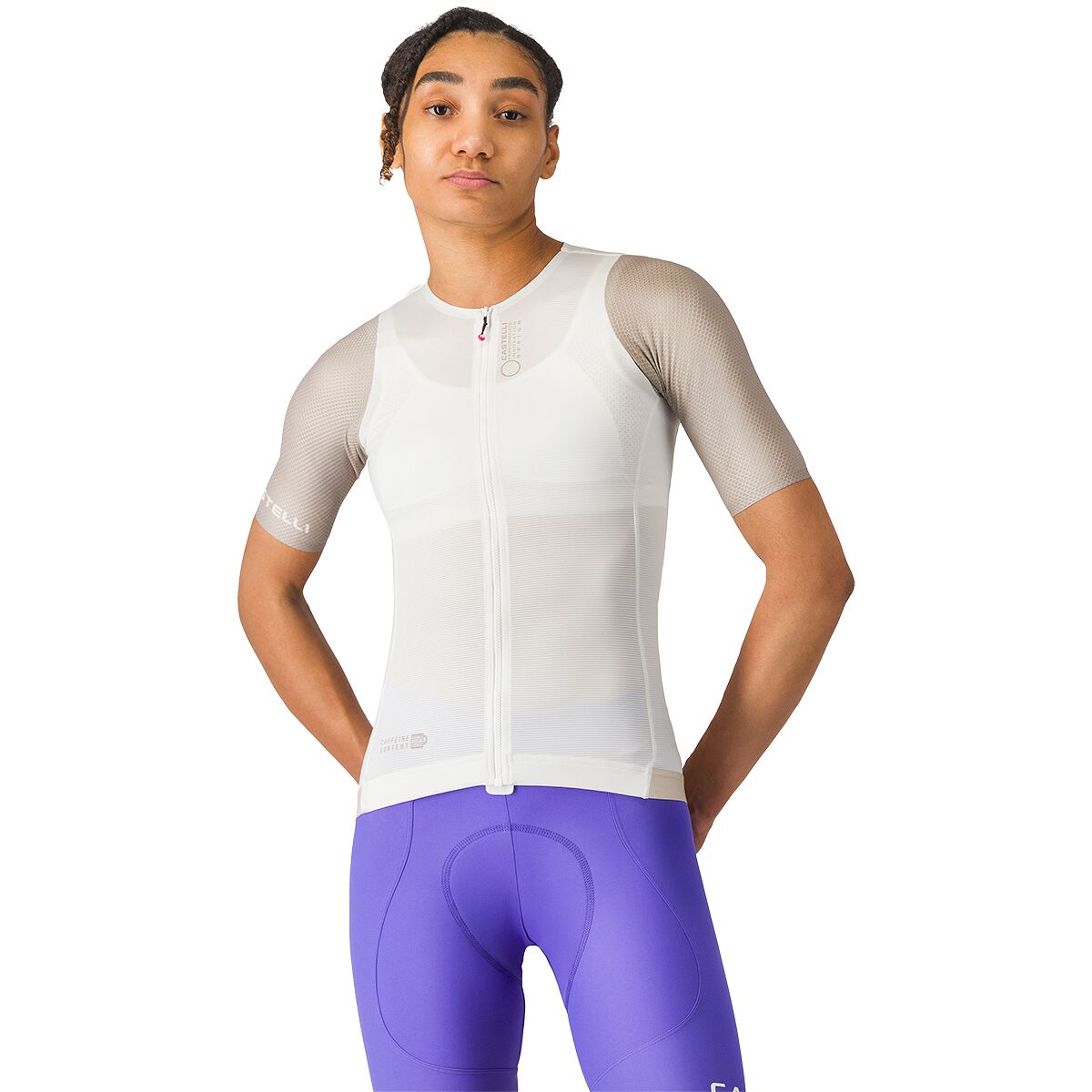 Castelli Castelli Corretto Jersey - Women's Ivory/Clay-Black, XL