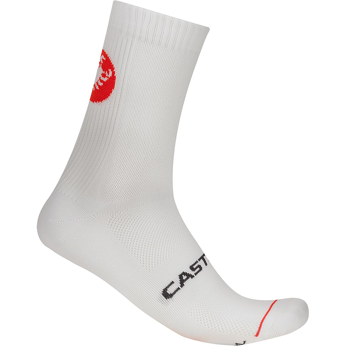 Castelli Entrata 12 Sock White, L/XL - Men's