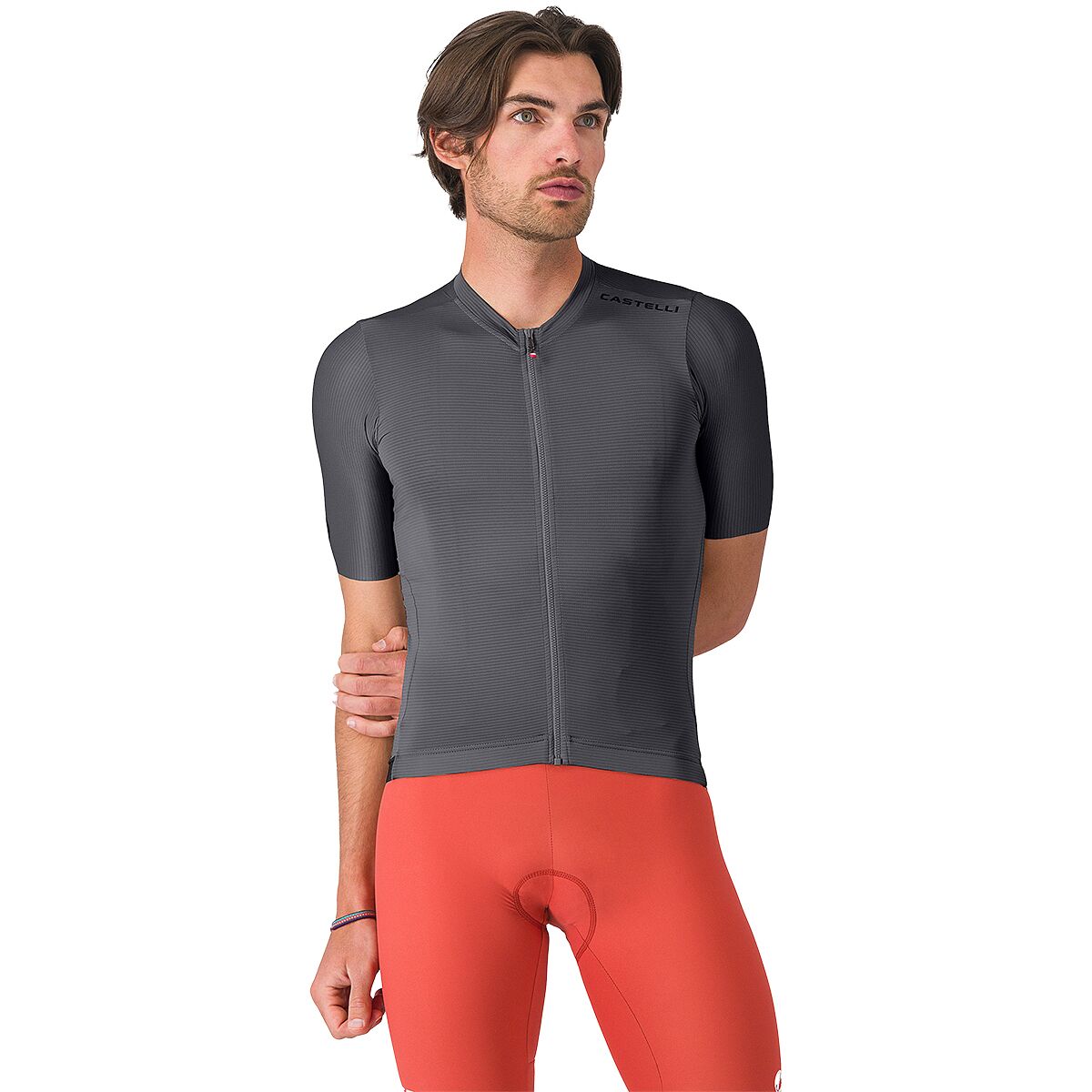 Castelli Espresso 2 Jersey - Men's Smoky Gray, L