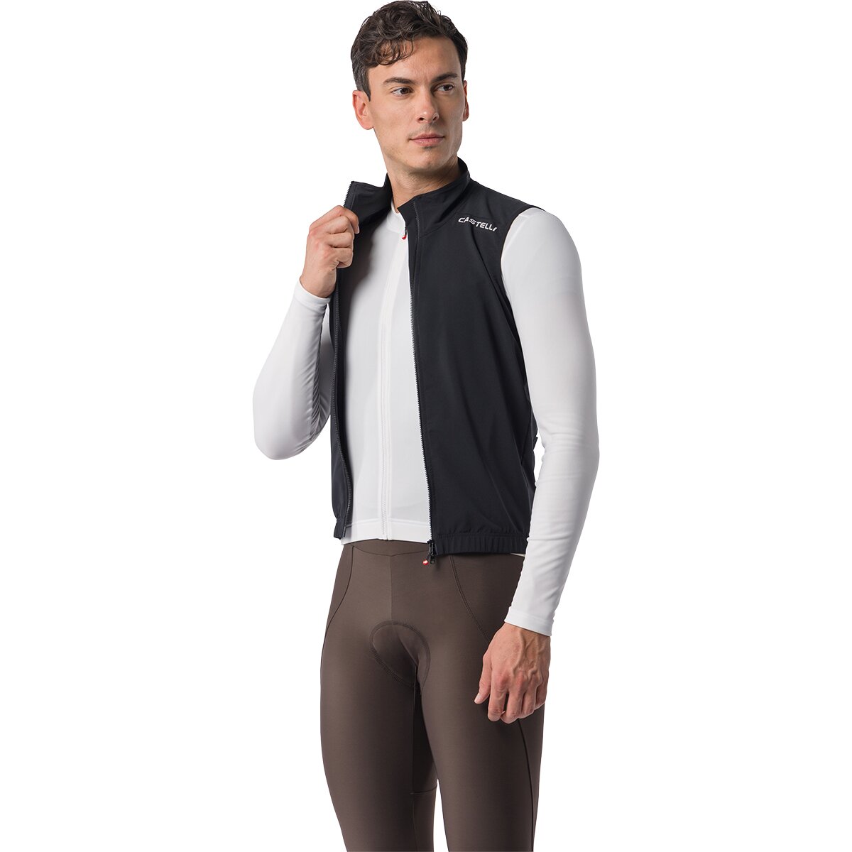 Castelli Espresso 2 Vest - Men's Black/White, M