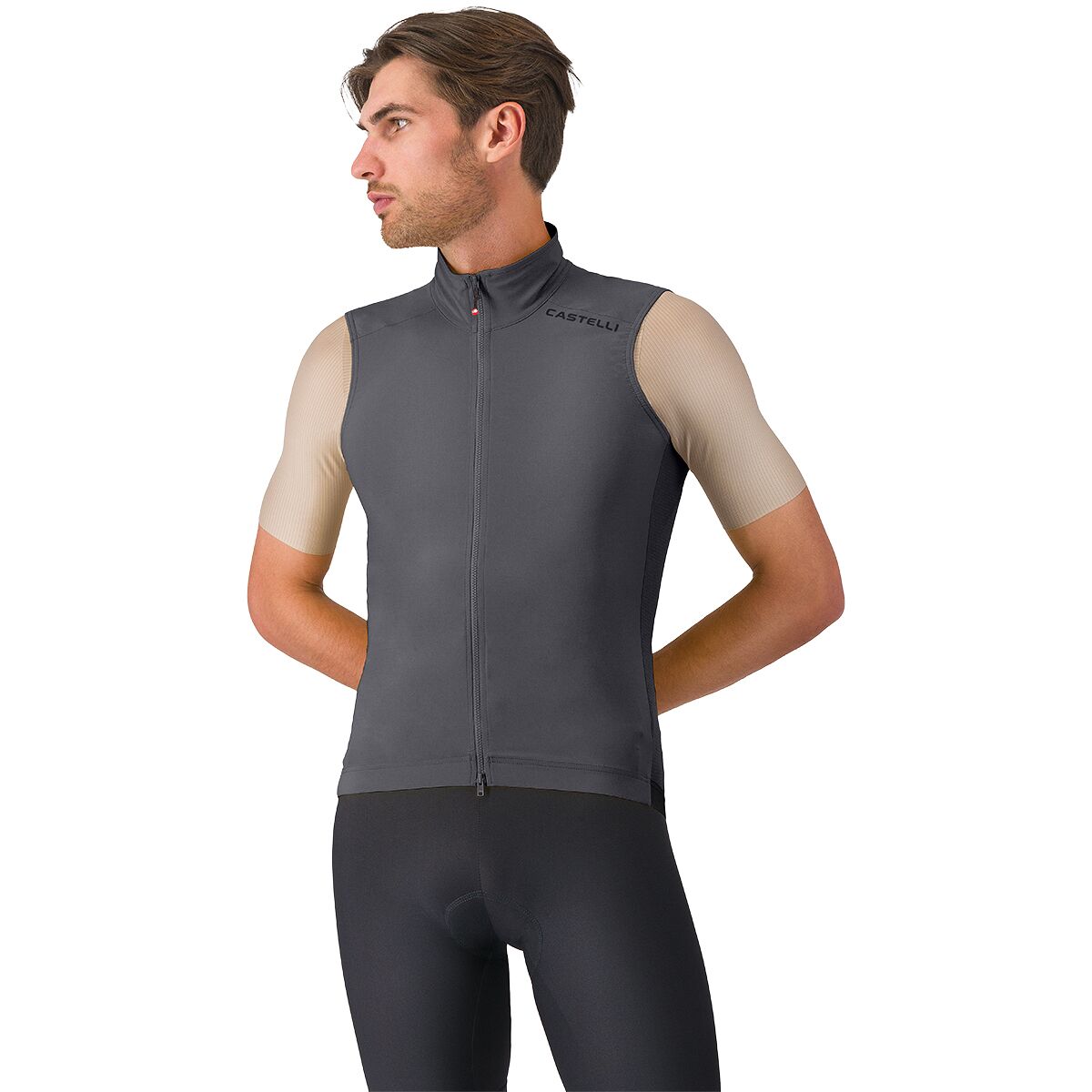 Castelli Castelli Espresso 2 Vest - Men's Smoky Gray, XL