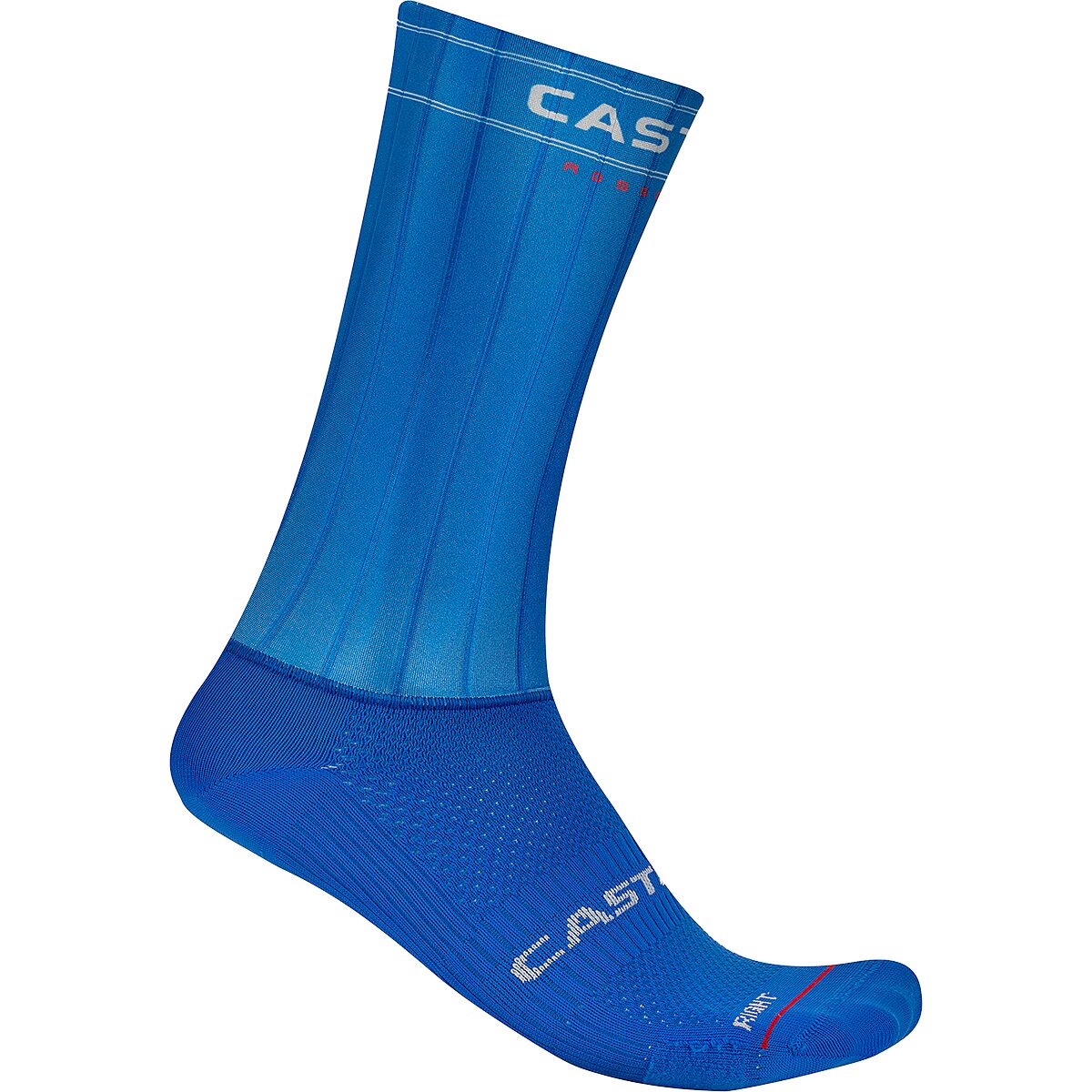 Castelli Castelli Fast Feet 4 Sock Azzurro Italia, L/XL - Men's