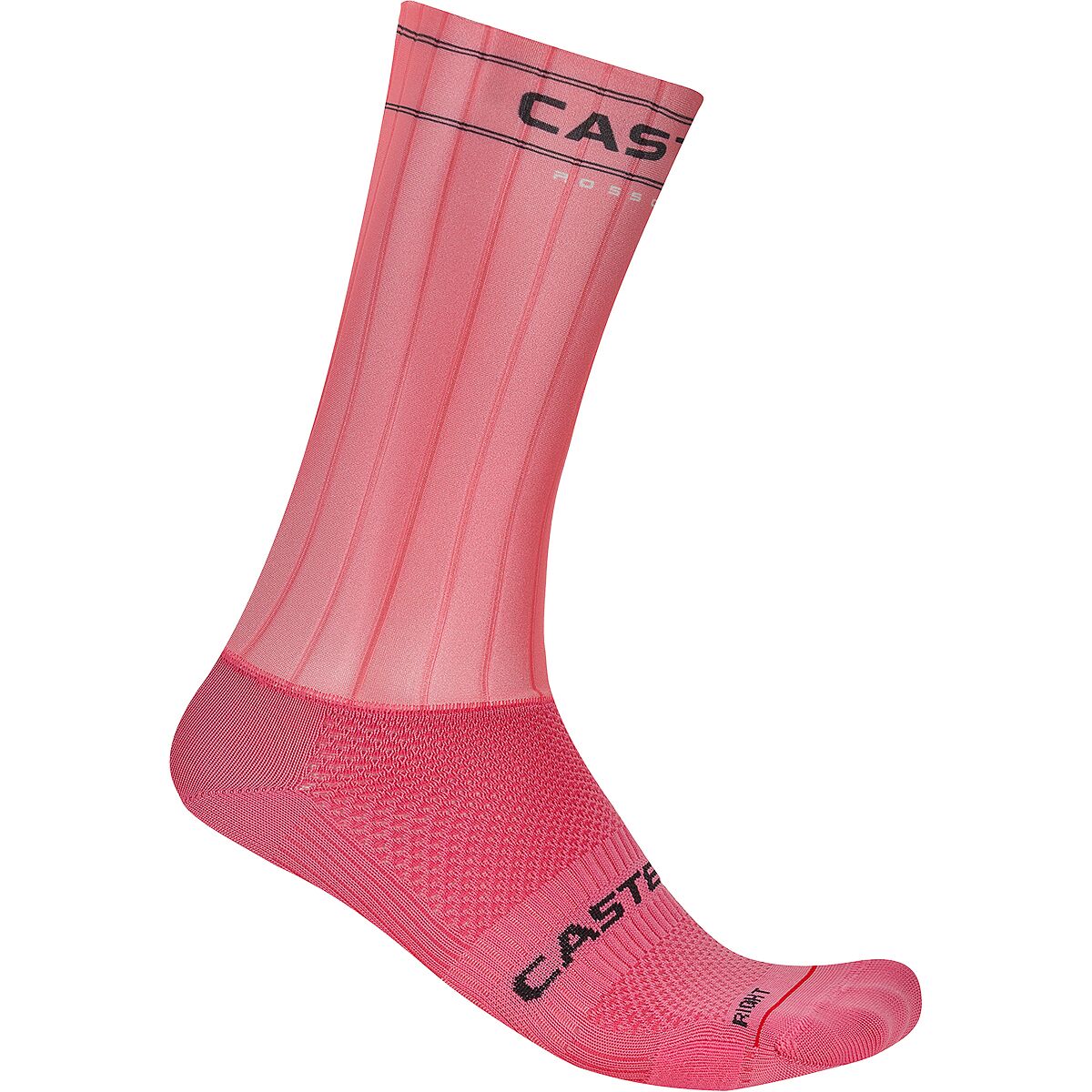 Castelli Castelli Fast Feet 4 Sock Rosa Giro, L/XL - Men's