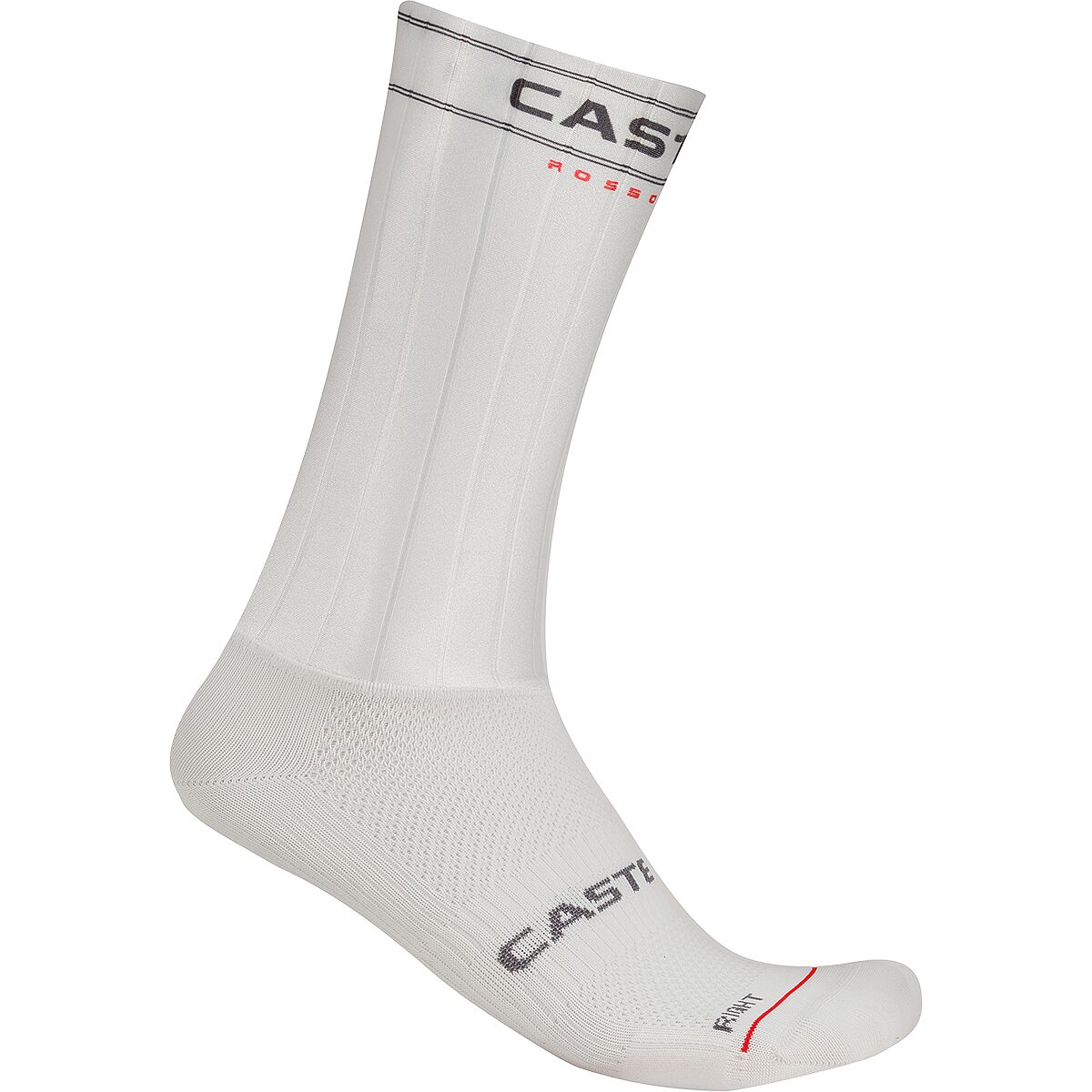 Castelli Castelli Fast Feet 4 Sock White, L/XL - Men's