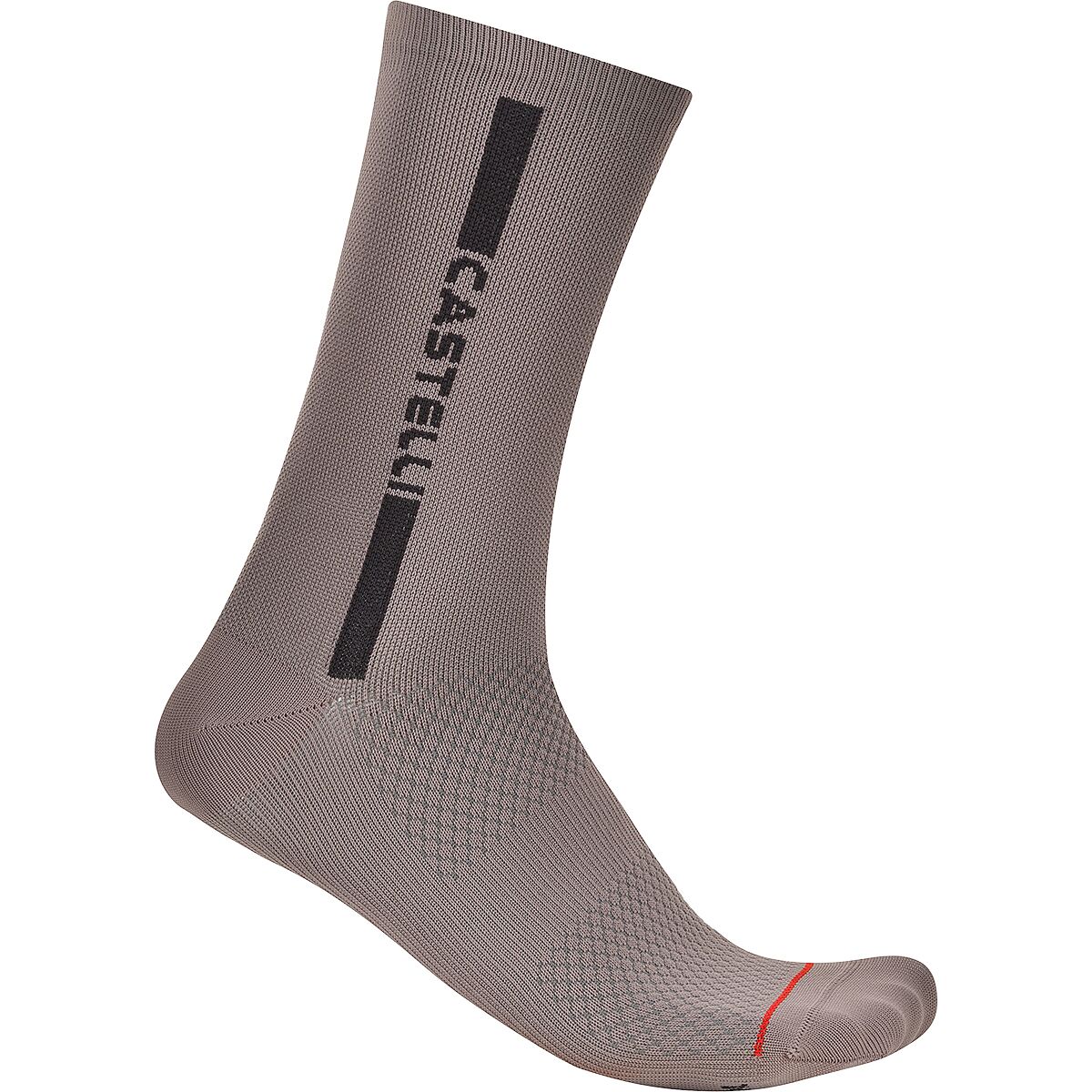 Castelli Castelli Linea Logo 15 Sock Clay/Belgian Bliue, XXL - Men's