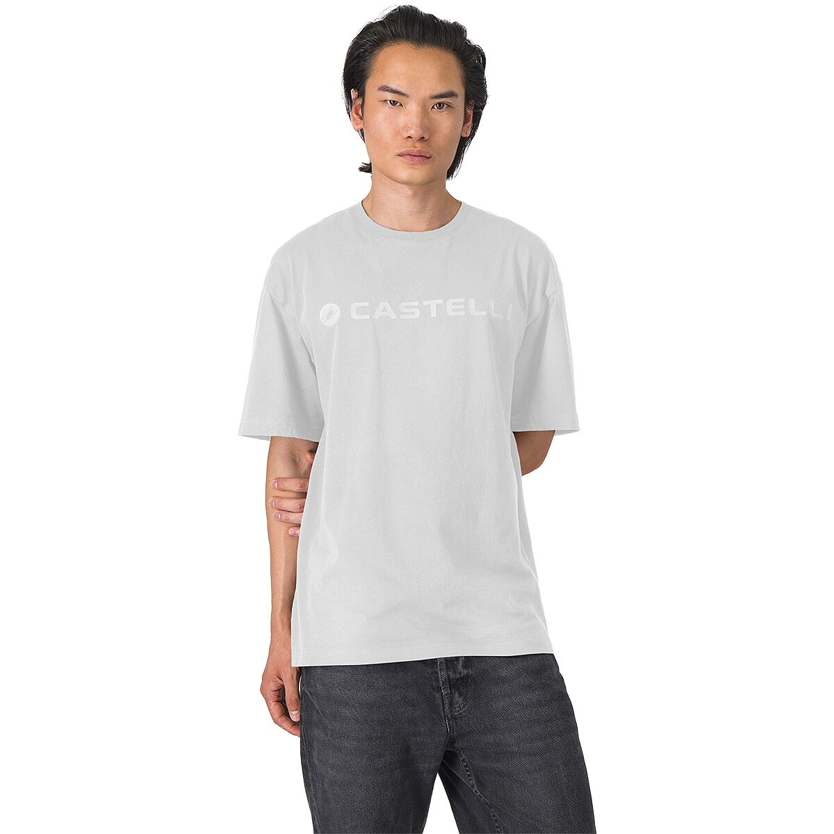 Castelli Castelli Tone Logo T-Shirt - Men's White, L