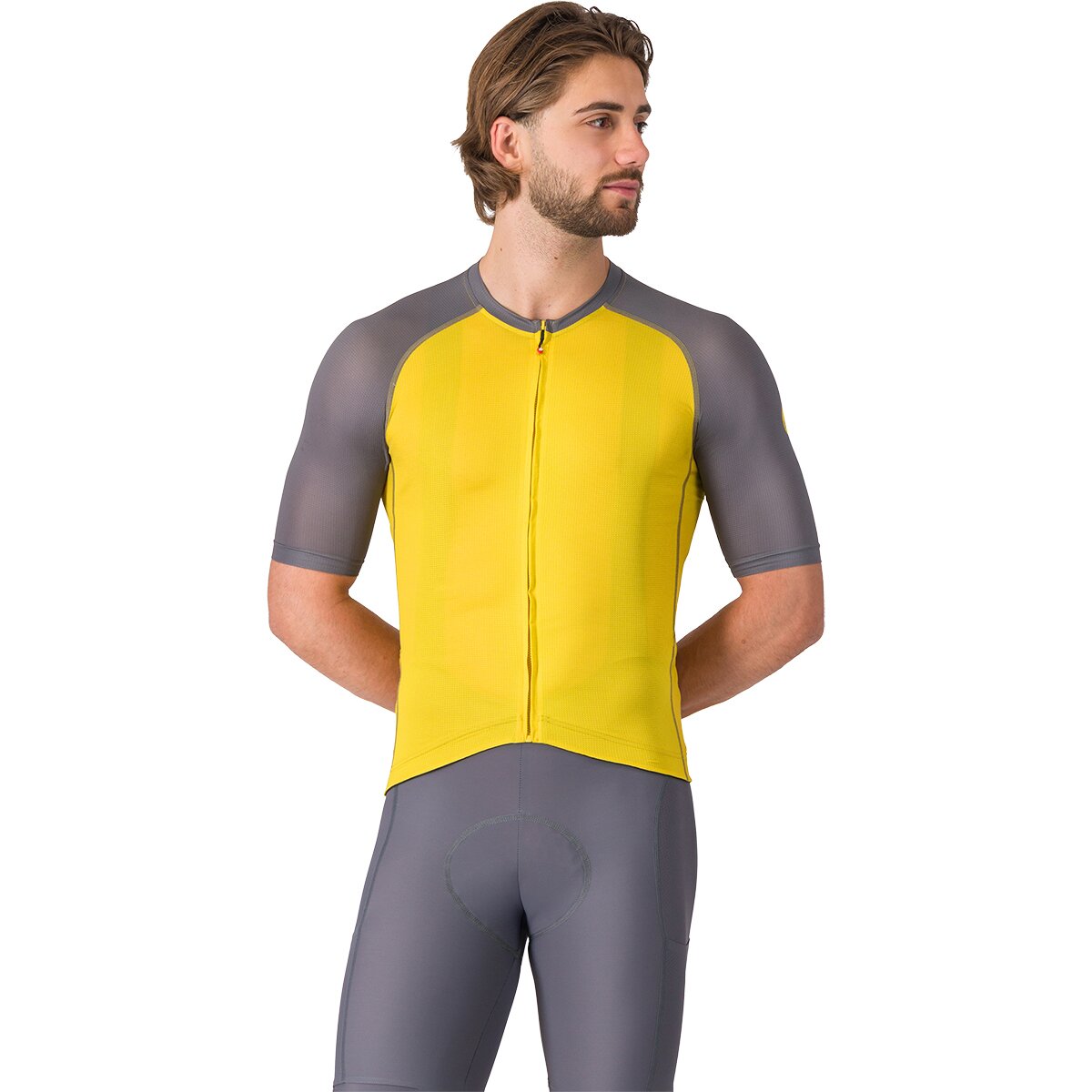 Castelli Castelli Unlimited Endurance 3 Jersey - Men's Mango Mojito/Smoky Gray-Elmwood, M