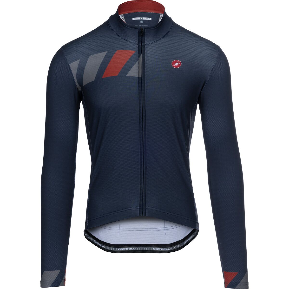 Castelli Castelli Pisa Thermal Limited Edition Jersey - Men's Belgian Blue/Gunmetal Gray/Iron, S