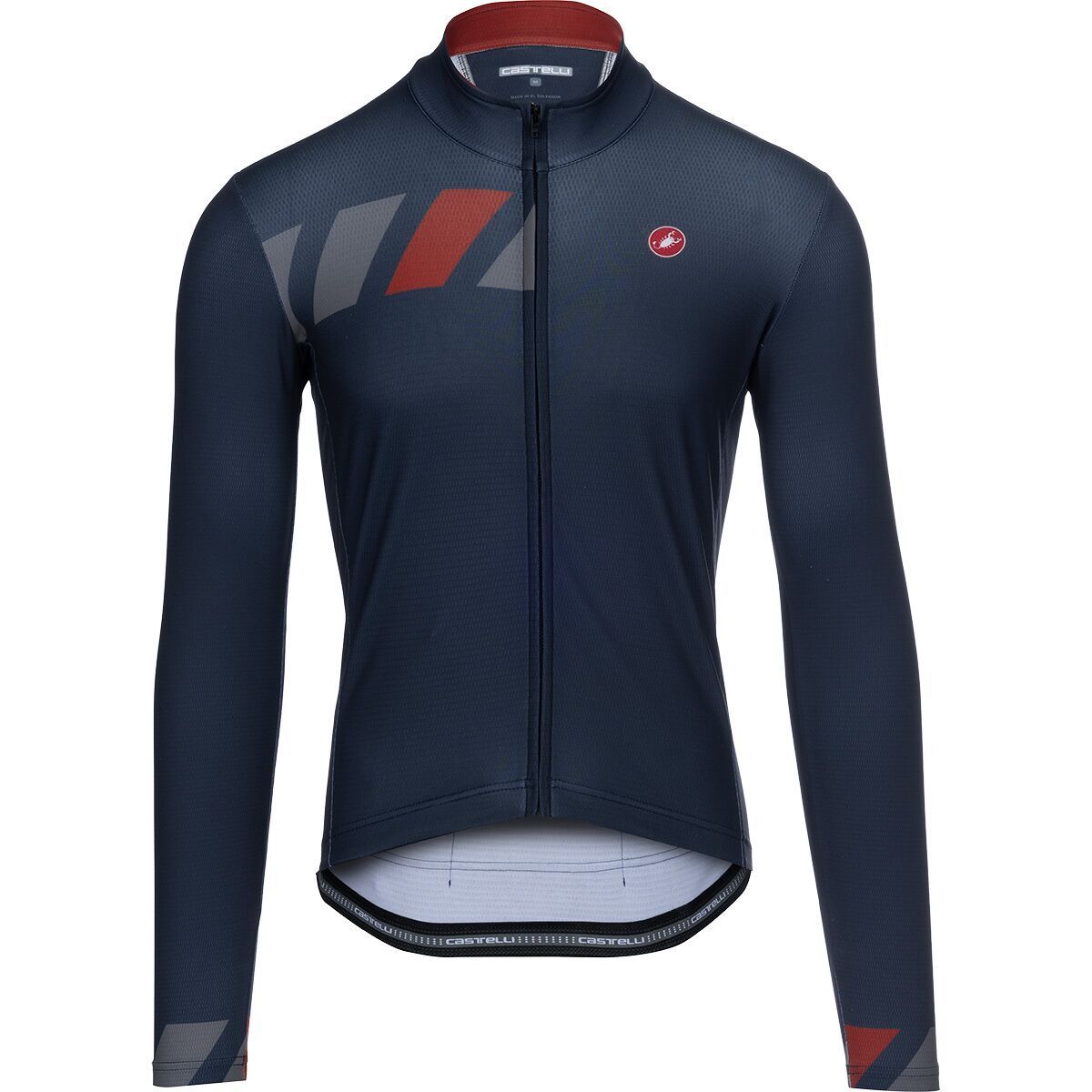 Castelli Castelli Pisa Thermal Limited Edition Jersey - Men's Belgian Blue/Gunmetal Gray/Iron, M