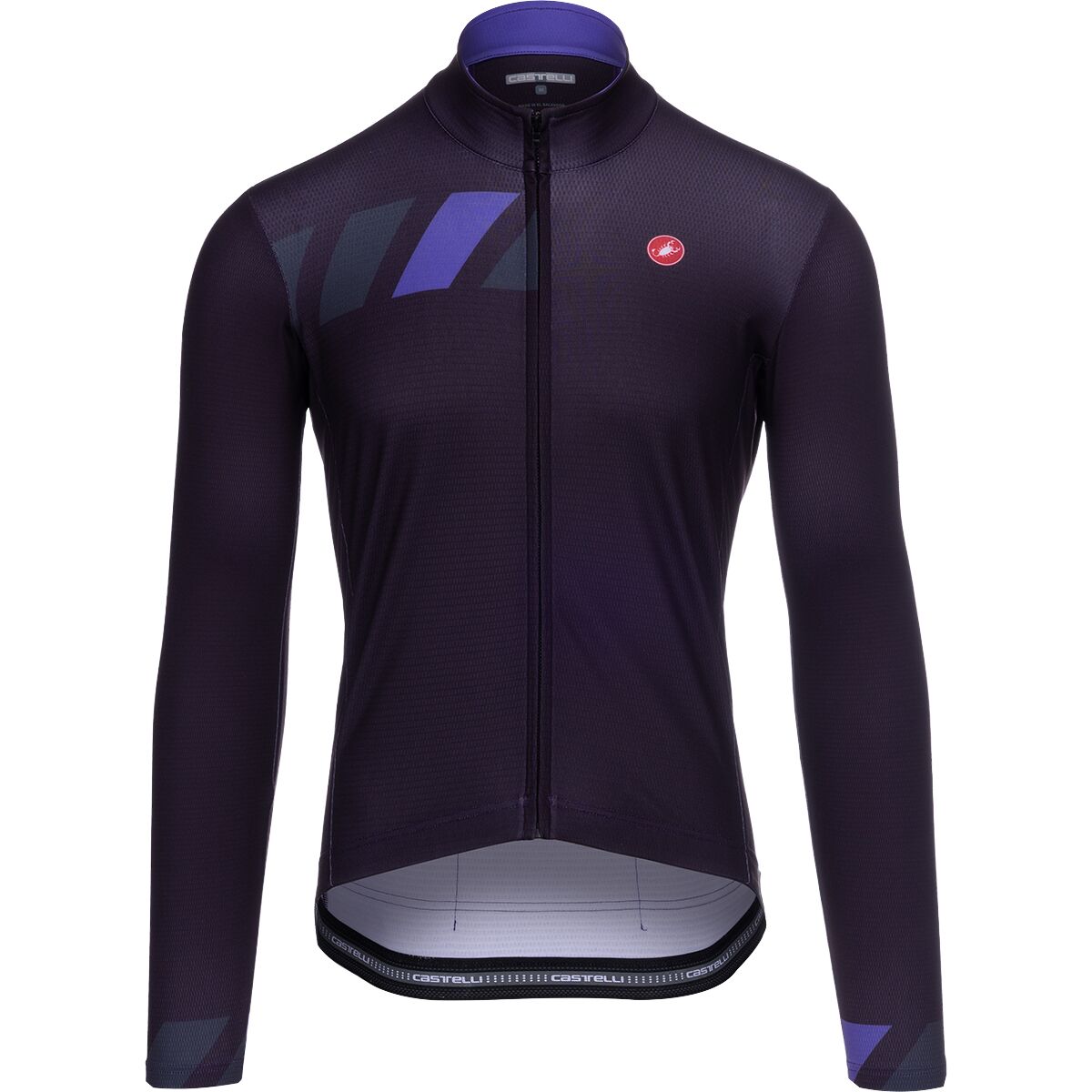 Castelli Castelli Pisa Thermal Limited Edition Jersey - Men's Dark Night Shade/Dark Gray/Ultraviolet, L