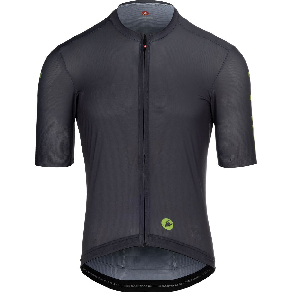 Castelli Entrata Apex Limited Edition Jersey - Men's Smoky Gray/Chartruese, XXL