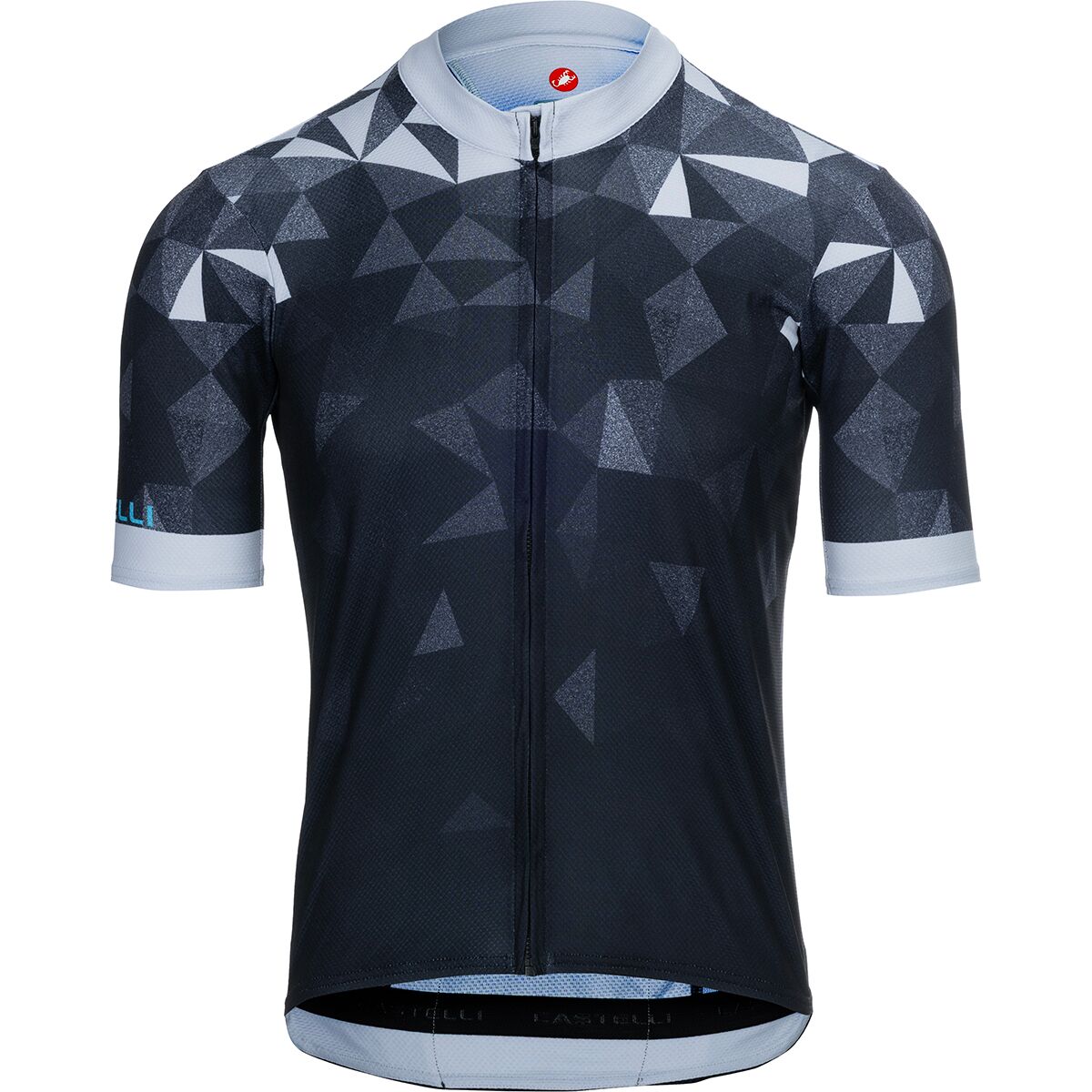 Castelli Castelli Flusso 2 Limited Edition Jersey - Men's Silver Gray/Black/Neon Cobalt, XL