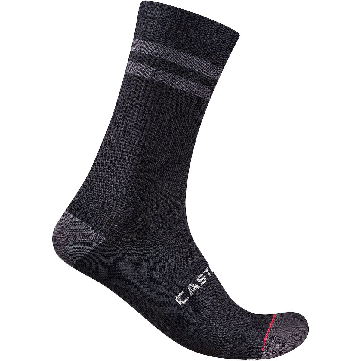 Castelli Originale 18 Limited Edition Sock Black/Dark Gray, XXL - Men's