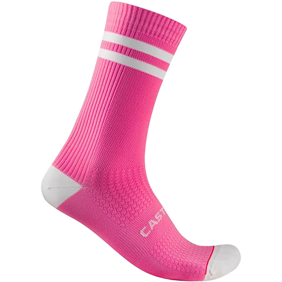 Castelli Castelli Originale 18 Limited Edition Sock Rosa Giro/White, XXL - Men's