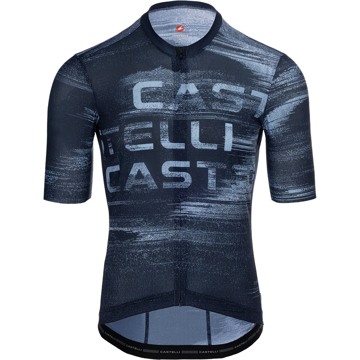 Castelli Castelli Stratus Logo Limited Edition Jersey - Men's Belgian Blue/Winter Sky/Silver Gray, L