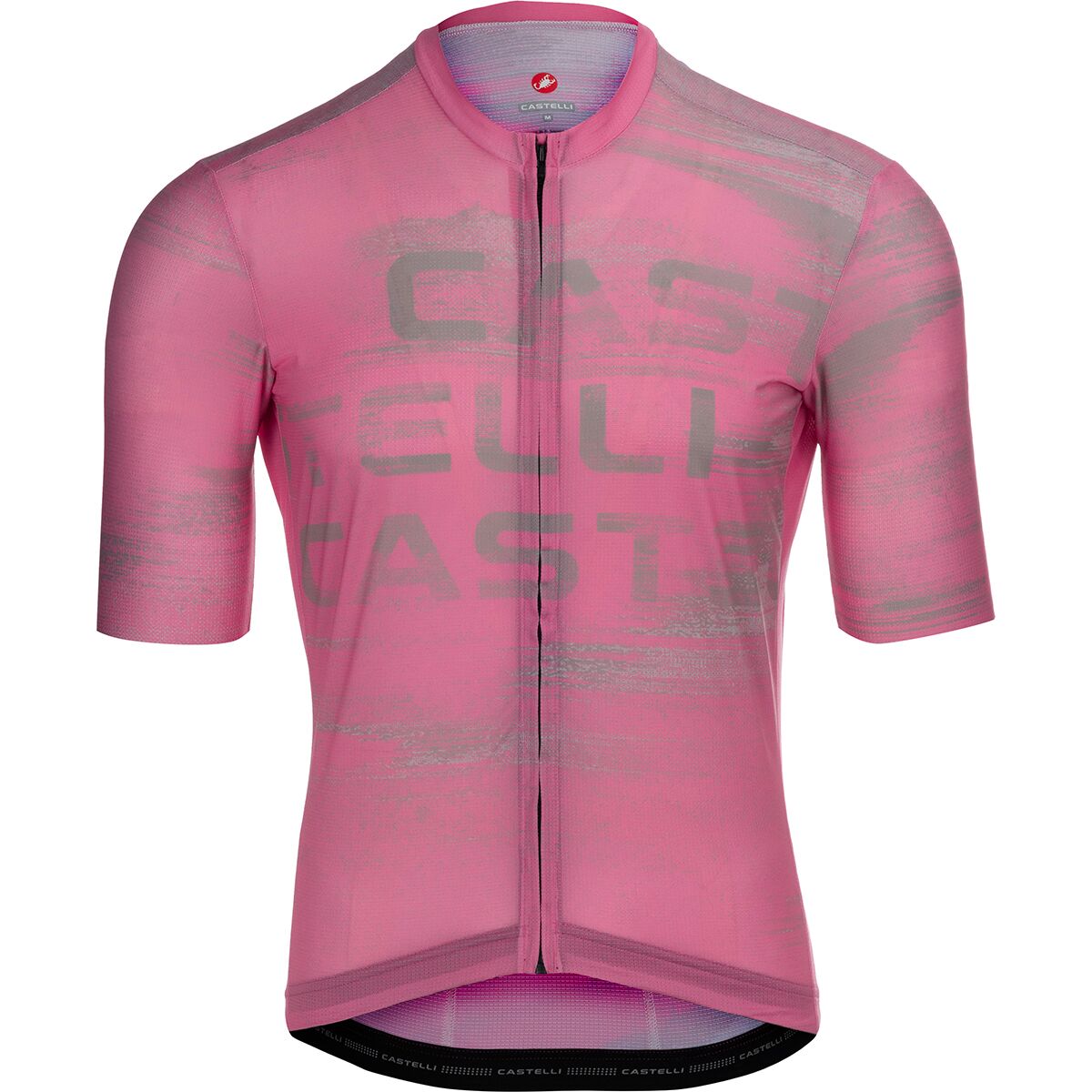Castelli Stratus Logo Limited Edition Jersey - Men's Rosa Giro/Clay/Silver Moon, 3XL
