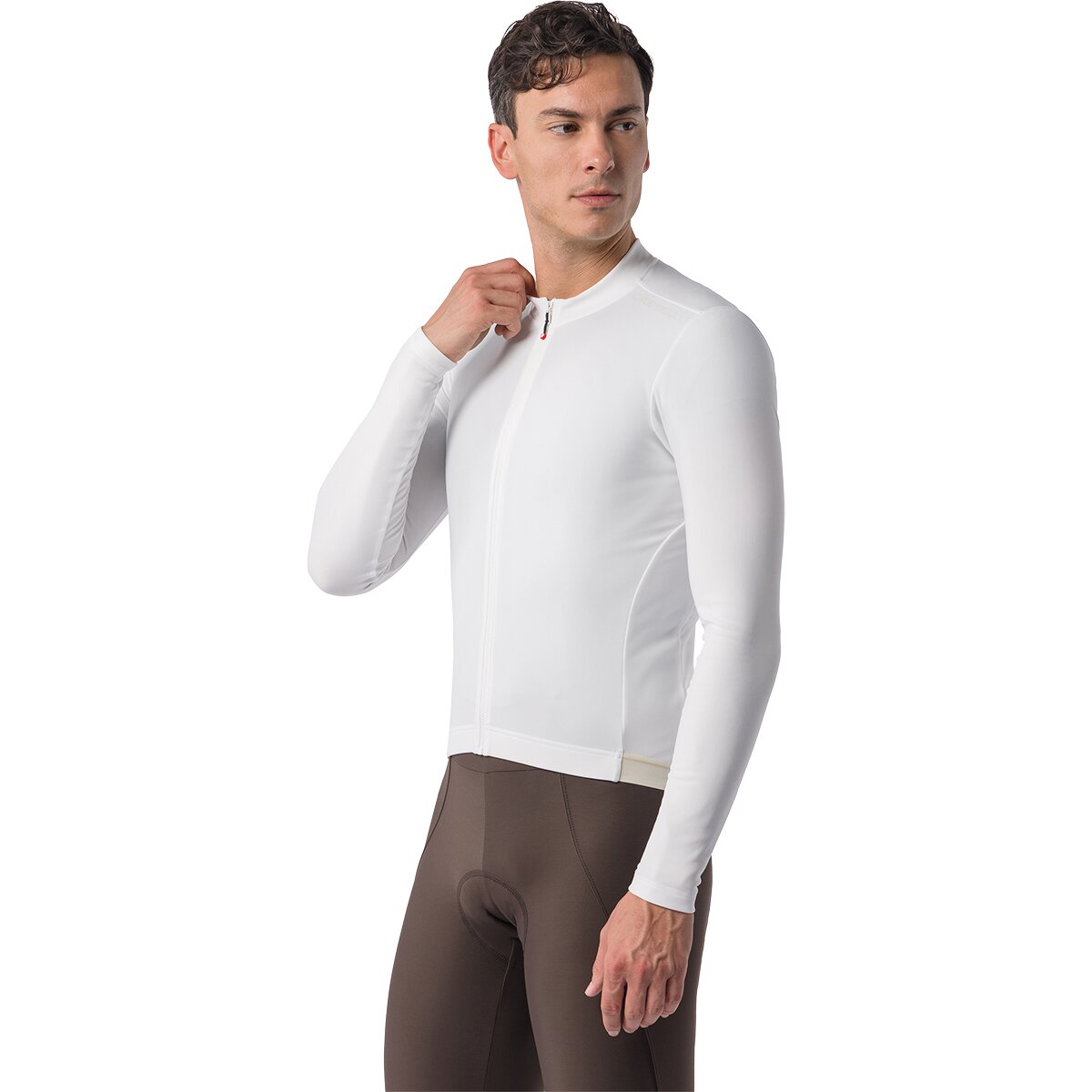 Castelli Espresso Thermal 2 Long-Sleeve Jersey - Men's Ivory, S