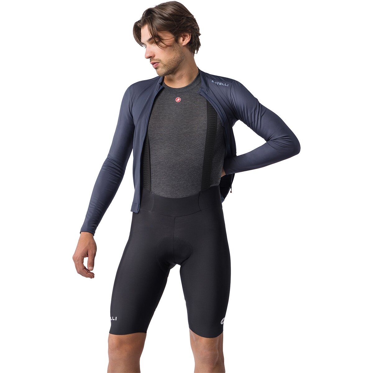 Castelli Espresso Thermal Bibshort - Men's Black, XL