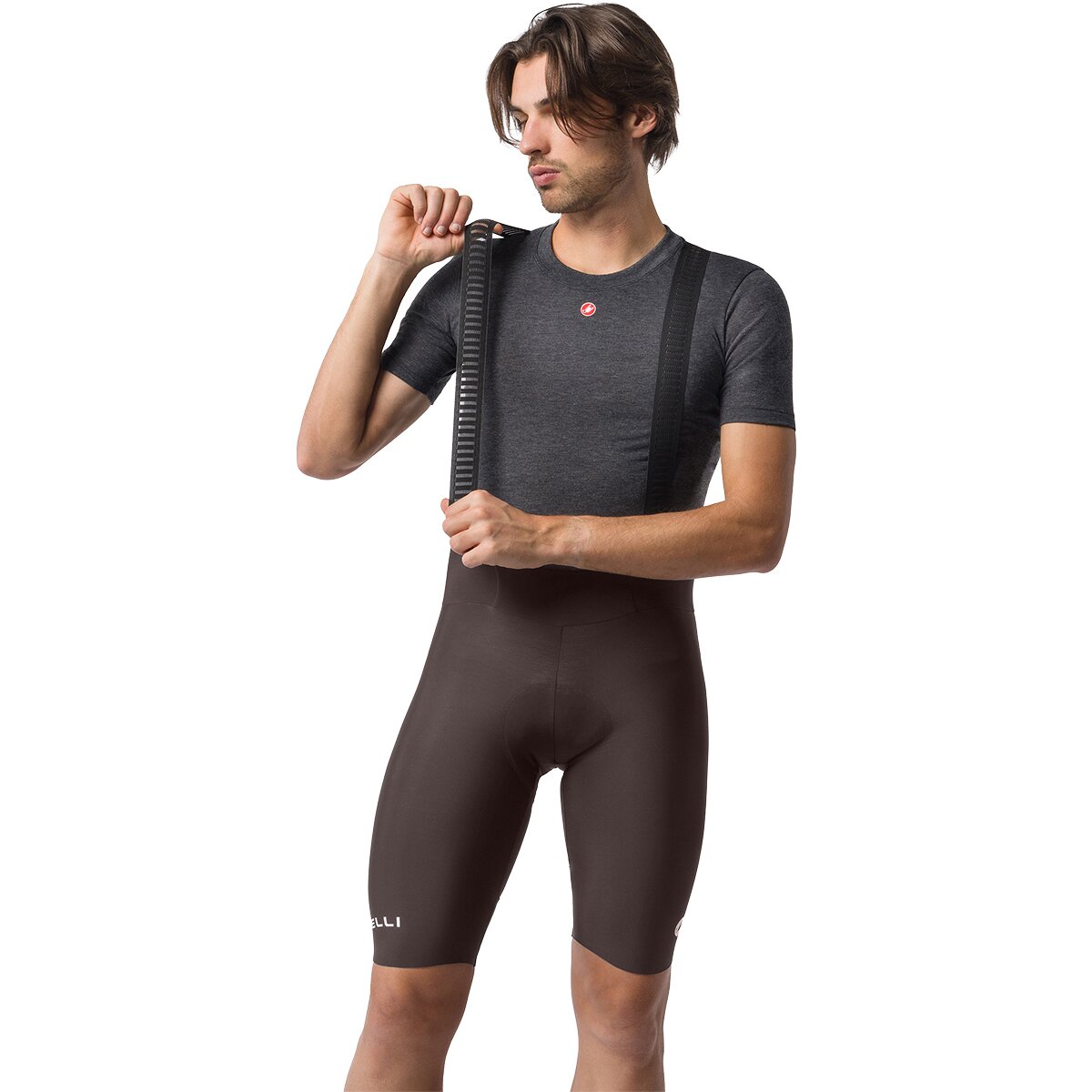 Castelli Castelli Espresso Thermal Bibshort - Men's Chestnut, S