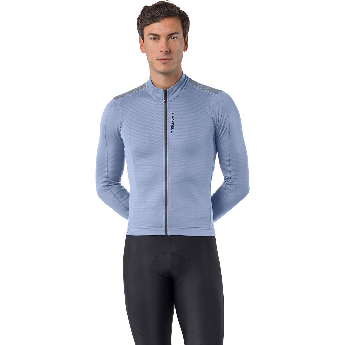 Castelli Puro 4.1 Long-Sleeve Jersey - Men's Steel Fade, L
