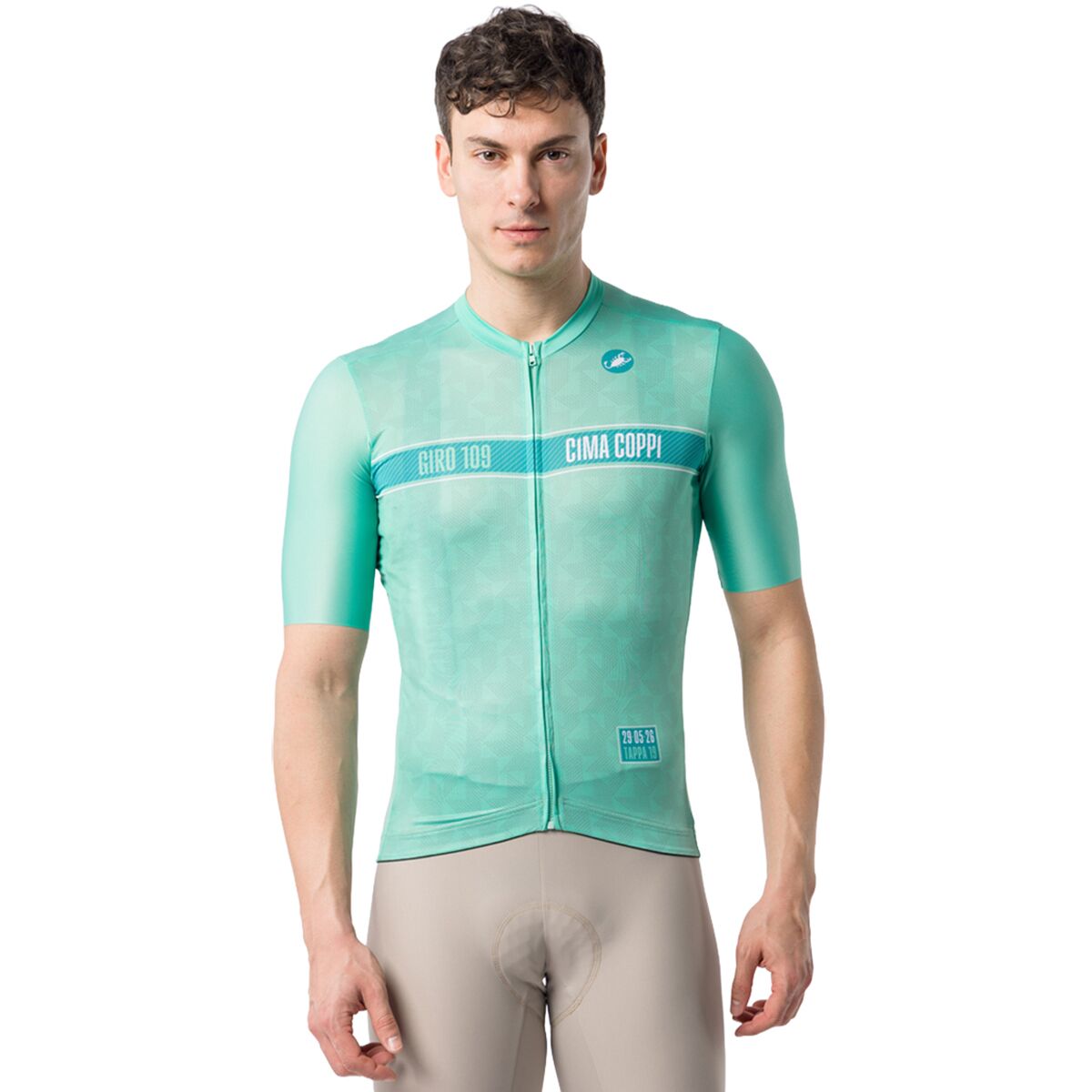 Castelli Castelli #GIRO109 Cima Coppi Short-Sleeve Jersey - Men's Jade Green, XL