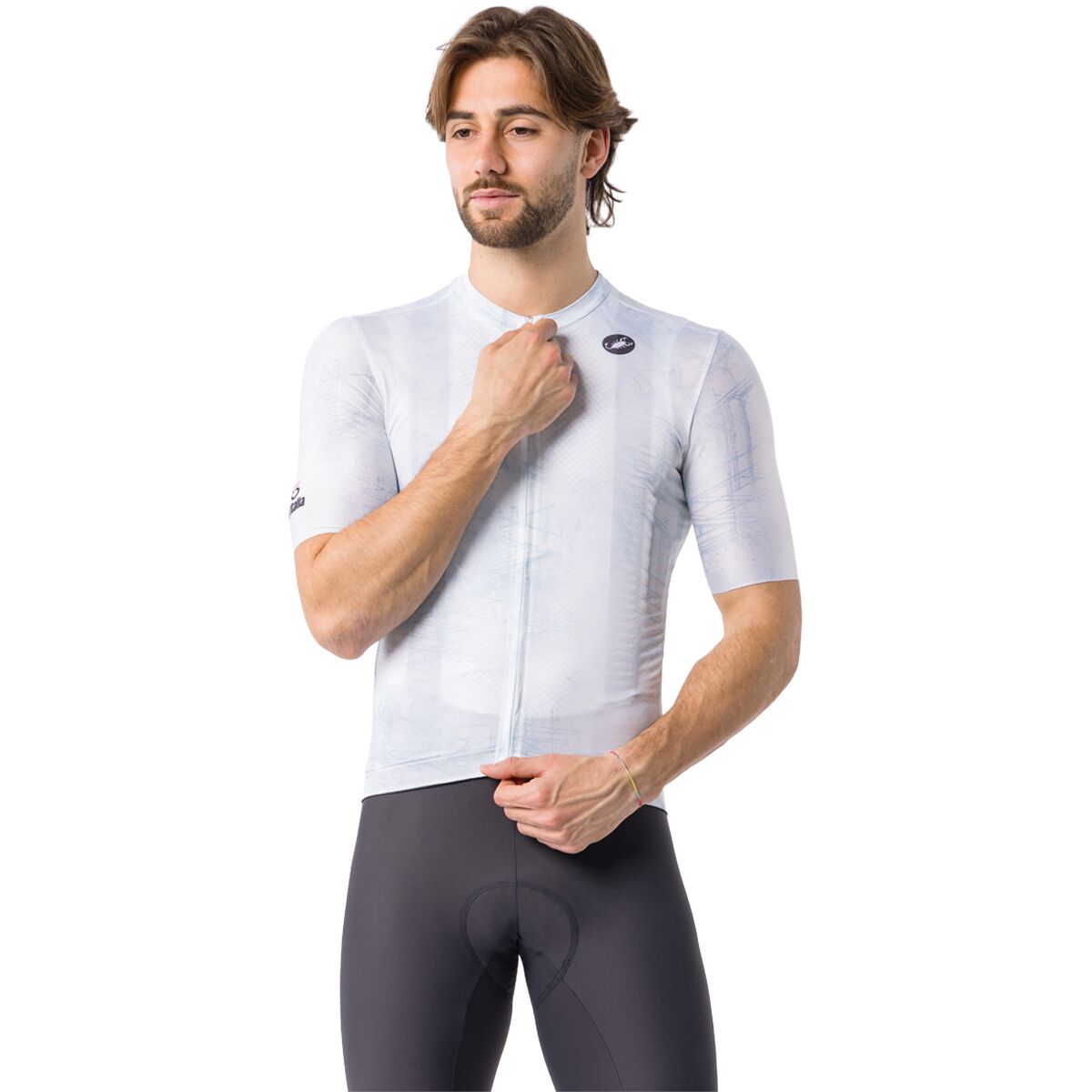 Castelli Castelli #GIRO109 Trofeo Short-Sleeve Jersey - Men's Ivory, L